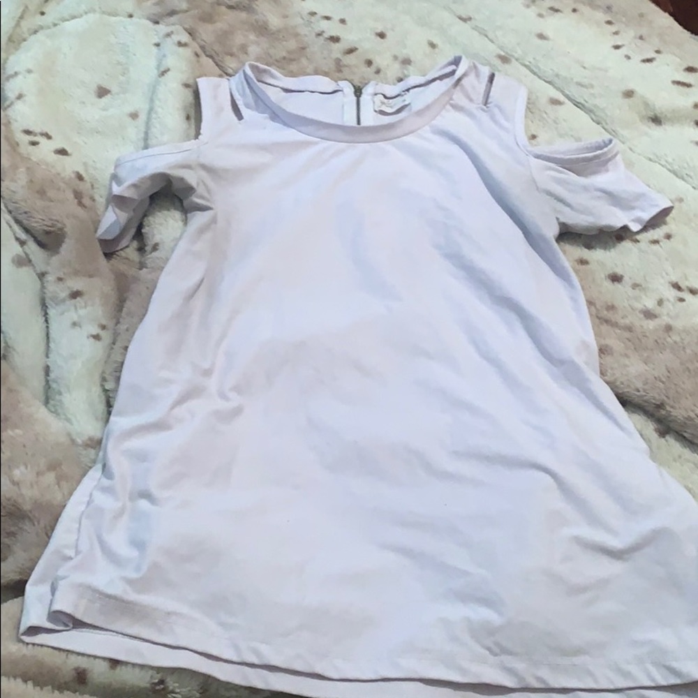 White plain top